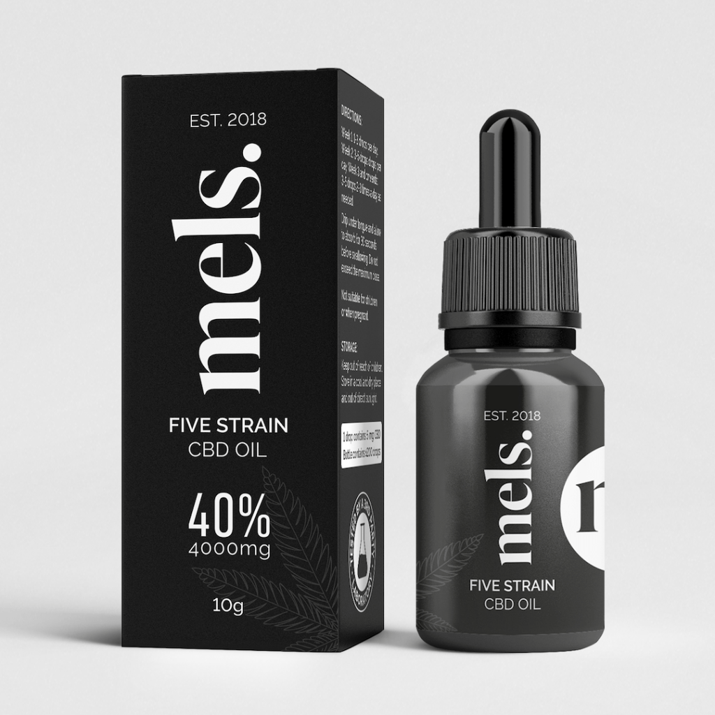 mels five strain cbd oil 40% organic full spectrum